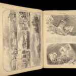 1861 Harper’s Weekly | CIVIL WAR Abe Lincoln Inaug.  | Missouri GHOSTS Davis