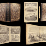 1861 Harper’s Weekly | CIVIL WAR Abe Lincoln Inaug.  | Missouri GHOSTS Davis