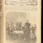 1861 Harper’s Weekly | CIVIL WAR Abe Lincoln Inaug.  | Missouri GHOSTS Davis