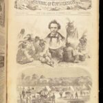 1861 Harper’s Weekly | CIVIL WAR Abe Lincoln Inaug.  | Missouri GHOSTS Davis