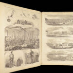 1861 Harper’s Weekly | CIVIL WAR Abe Lincoln Inaug.  | Missouri GHOSTS Davis