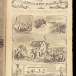 1861 Harper’s Weekly | CIVIL WAR Abe Lincoln Inaug.  | Missouri GHOSTS Davis
