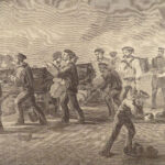 1861 Harper’s Weekly | CIVIL WAR Abe Lincoln Inaug.  | Missouri GHOSTS Davis