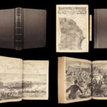 Harper’s Weekly – A Journal of Civilization – 1862 | Leather Bound, Profusely Illustrated