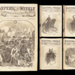 Harper’s Weekly – A Journal of Civilization – 1862 | Leather Bound, Profusely Illustrated