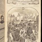 Harper’s Weekly – A Journal of Civilization – 1862 | Leather Bound, Profusely Illustrated
