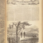 Harper’s Weekly – A Journal of Civilization – 1863 | Leather Bound, Profusely Illustrated