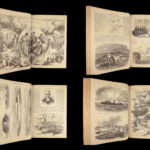 Harper’s Weekly – A Journal of Civilization – 1863 | Leather Bound, Profusely Illustrated