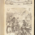 Harper’s Weekly – A Journal of Civilization – 1863 | Leather Bound, Profusely Illustrated