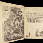 Harper’s Weekly – A Journal of Civilization – 1863 | Leather Bound, Profusely Illustrated