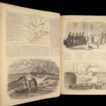 Harper’s Weekly – A Journal of Civilization – 1863 | Leather Bound, Profusely Illustrated