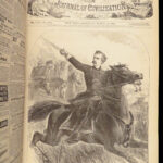Harper’s Weekly – A Journal of Civilization – 1863 | Leather Bound, Profusely Illustrated