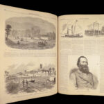Harper’s Weekly – A Journal of Civilization – 1863 | Leather Bound, Profusely Illustrated