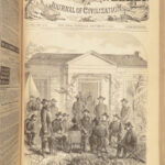 Harper’s Weekly – A Journal of Civilization – 1863 | Leather Bound, Profusely Illustrated
