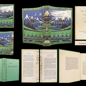 1966 1ed The Hobbit JRR Tolkien Lord of Rings 40th printing + Maps + Original DJ