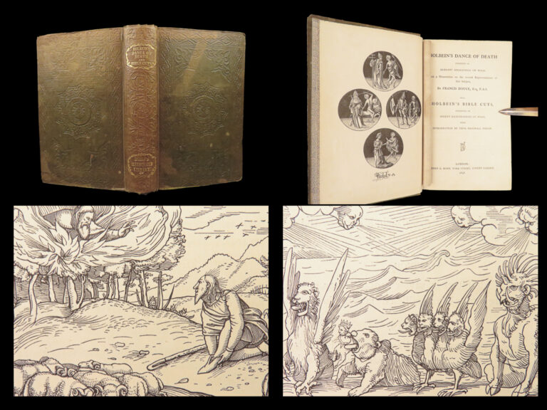 Image of Holbein’s Dance of Death – Francis Douce – 1858 | 139 Engravings, Bizarre Art