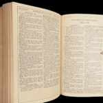 The Holy Bible – Oxford – 1861 | Velvet Binding, Brass Clasps, Gilt Edges