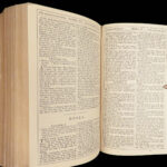 The Holy Bible – Oxford – 1861 | Velvet Binding, Brass Clasps, Gilt Edges