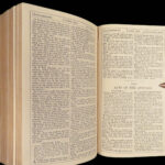The Holy Bible – Oxford – 1861 | Velvet Binding, Brass Clasps, Gilt Edges