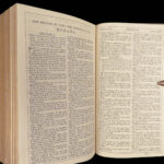 The Holy Bible – Oxford – 1861 | Velvet Binding, Brass Clasps, Gilt Edges