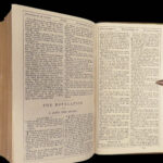 The Holy Bible – Oxford – 1861 | Velvet Binding, Brass Clasps, Gilt Edges