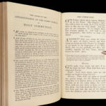The Holy Bible – Oxford – 1861 | Velvet Binding, Brass Clasps, Gilt Edges
