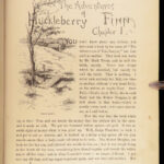 Adventures of Huckleberry Finn – Mark Twain – 1885 | First Printing in Original Green Cloth