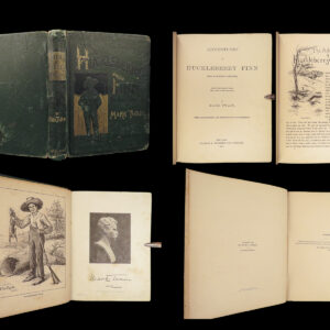 Adventures of Huckleberry Finn – Mark Twain – 1885 | First Printing in Original Green Cloth