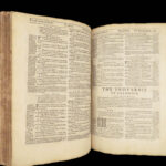 1611 King James Bible | 1st ed John SPEED New Testament Genealogy + MAP