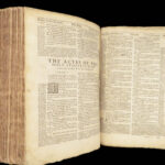 1611 King James Bible | 1st ed John SPEED New Testament Genealogy + MAP