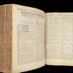 1611 King James Bible | 1st ed John SPEED New Testament Genealogy + MAP