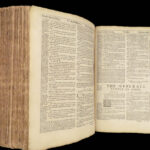 1611 King James Bible | 1st ed John SPEED New Testament Genealogy + MAP