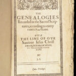 1611 King James Bible | 1st ed John SPEED New Testament Genealogy + MAP