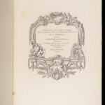 Le XVIIIe Siècle – Paul Lacroix – 1875  | Beautiful Gilt Leather Binding)