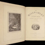 Les Misérables – Victor Hugo – 1865 | Brion-Illustrated, Hetzel Binding in Red Morocco
