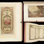 XVIIIe Siècle: Lettres, Sciences et Arts en France 1700–1789 – 1878 | Chromolithographs & Gilt Red Leather Binding