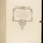 XVIIIe Siècle: Lettres, Sciences et Arts en France 1700–1789 – 1878 | Chromolithographs & Gilt Red Leather Binding