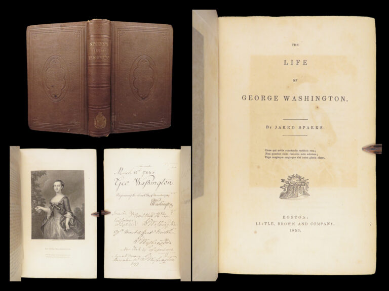Image of Life of George Washington – Jared Sparks | Previously Unpublished Manuscripts & Records