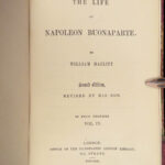The Life of Napoleon Buonaparte – William Hazlitt – 1852 | Four-Part Set in Two Volumes