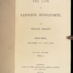 The Life of Napoleon Buonaparte – William Hazlitt – 1852 | Four-Part Set in Two Volumes