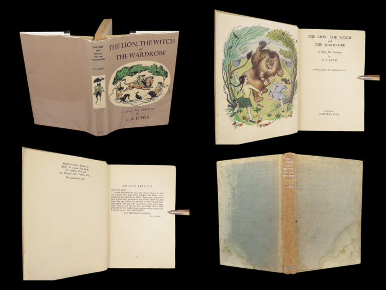 Image of The Lion, the Witch and the Wardrobe – C.S. Lewis – 1950 | First UK Edition