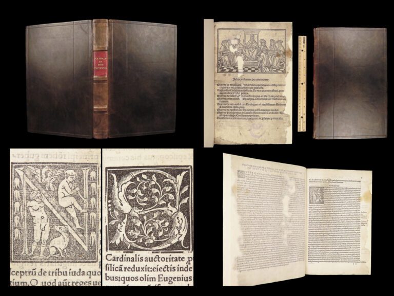 Image of Lives of the Popes – Platina – 1518 | Venetian Fontaneto Post-Incunable