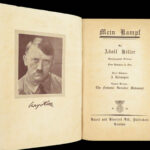 Mein Kampf – Adolf Hitler – 1939 | British First Unexpurgated English Edition