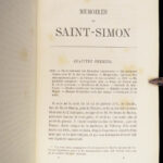 1856 Memoires of Louis Rouvroy Duke of Saint Simon | Socialism in France 20v