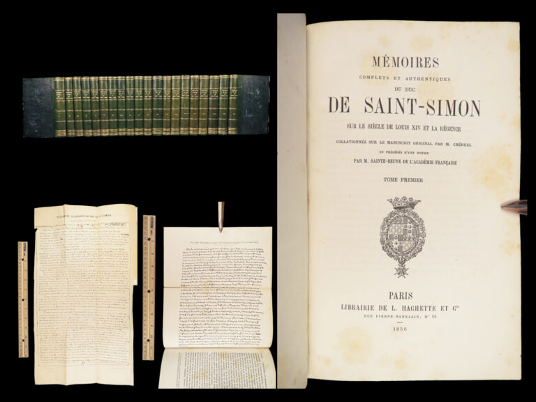 Image of 1856 Memoires of Louis Rouvroy Duke of Saint Simon | Socialism in France 20v