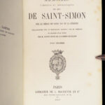 1856 Memoires of Louis Rouvroy Duke of Saint Simon | Socialism in France 20v