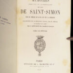 1856 Memoires of Louis Rouvroy Duke of Saint Simon | Socialism in France 20v