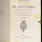1856 Memoires of Louis Rouvroy Duke of Saint Simon | Socialism in France 20v