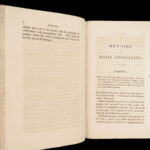 Memoirs of Marie Antoinette – Campan – 1823 | Fine Leather, 2 Vols