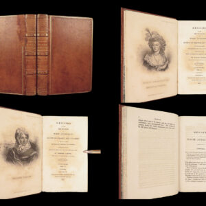 Memoirs of Marie Antoinette – Campan – 1823 | Fine Leather, 2 Vols